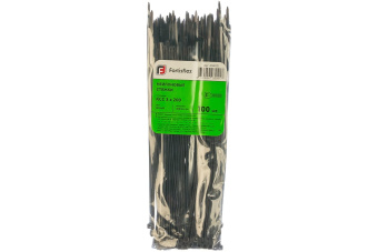 Стяжки нейлоновые Fortisflex КСС 3x200 (черн) (100шт)