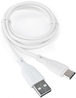 Кабель USB-A < - > USB-C, 1.0м, Cablexpert Classic 0.1, белый