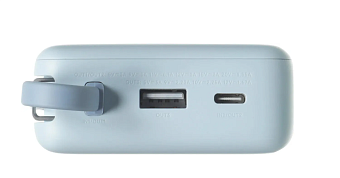 Внешний аккумулятор 20000 mAh_ Xiaomi Power Bank 67W USB-A, USB-C Ice Blue (Integrated Cable)
