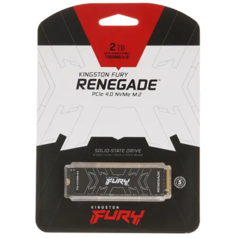 Накопитель SSD M.2 2Tb Kingston Fury Renegade (PCI-E 4.0 x4, 7300/7000 Мбайт/сек)
