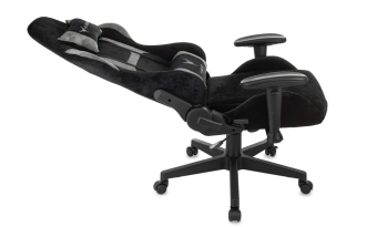 Кресло Knight Flame черный/серый крестов. пластик