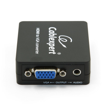 Кабель-переходник HDMI (f) < - > VGA (f), Cablexpert DSC-HDMI-VGA-001, (Конвертер HD19FxHD15F)