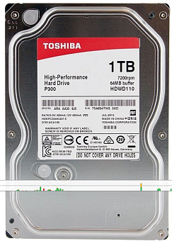 Жесткий диск SATA .1Tb TOSHIBA S300 5700rpm 64Mb SATA-3