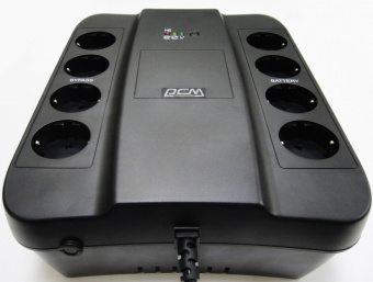 ИБП Powercom Spider  SPD-850N 850 ВА (8 х Euro розеток: 4 с резервным питанием, 4 с фильтрацией)