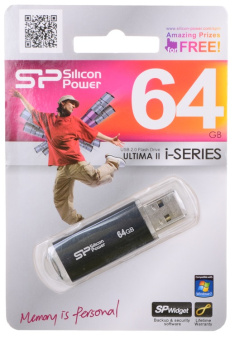 Флешка .64Gb Silicon Power Ultima U02 USB