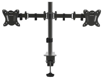 Крепление для монитора Arm Media LCD-T13 (на 2 монитора, наклонно-поворотный, 15-32", 2х8 кг) черный