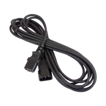 Кабель питания 220V C13 - C14, 4.5м, 6А, черный (удлинительный)