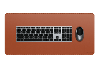 Коврик для мыши Satechi Vegan-Leather Premium Desk Mat ST-LPDMN коричневый