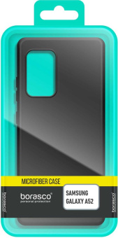 Чехол для смартфона Samsung Galaxy A52 - BoraSCO Mate черный