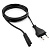 Кабель питания 220V    0.5м, C7- 2-pin, 2x0.5, Cablexpert, черный (для ноутбуков, аудио/видео техники)