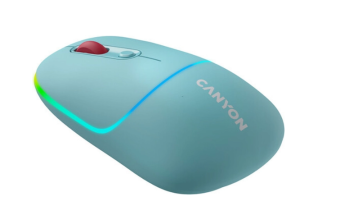 Мышь беспроводная Canyon MW-22 бирюзовый