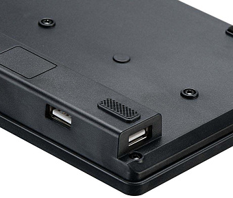 Клавиатура проводная Oklick 520M2U USB+HAB черный