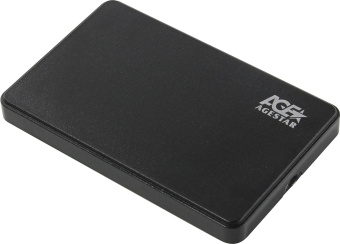 Внешний контейнер USB3.0 -> SATA 2.5", AgeStar 3UB2P2, пластик, чёрный