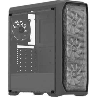 Корпус Zalman N5 MF (MidiTower, 2*USB2.0, 1*USB3.0, ATX, без БП) чёрный