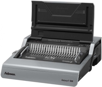 Брошюровщик Fellowes Galaxy E (A4, электрическая перфорация 25л, сшивает 500л)