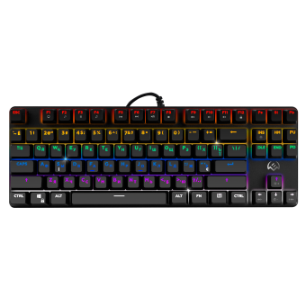 Клавиатура проводная SVEN KB-G9150 RGB Led 87-Keys черный
