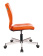Кресло Бюрократ CH-330M (эко.кожа, без мех. качания, крест. металл, до 120 кг) Оранжевый