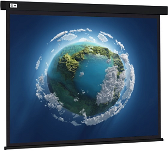 Экран для проектора Cactus 127x127см Wallscreen CS-PSW-127X127-BK 1:1 настенно-потолочный рулонный черный