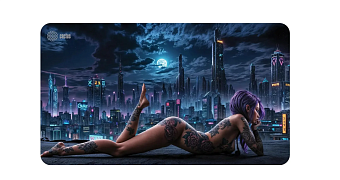 Коврик для мыши CACTUS [CS-MP-PRO03XLL] 700x400x3мм, Erotic girl