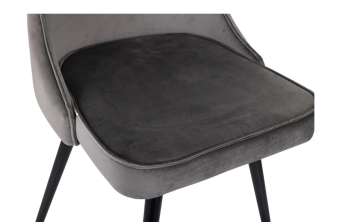 Кресло Бюрократ CH-K4_SP_2 с повор.мех. комплект 2шт т.серый Holland 18 металл черный на ножках