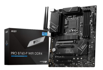 Материнская плата Socket-1700 MSI PRO B760-P WIFI DDR4 (B760) 4xDDR4 HDMI DP ATX