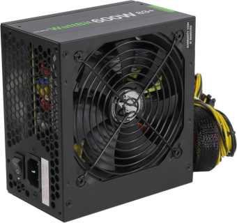 Блок питания 600W Zalman ZM600-XEII  (120mm, 24+8pin, 2*8pin, 4*Sata, 3*IDE)