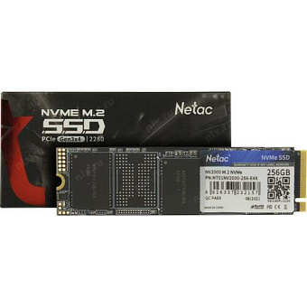 Накопитель SSD M.2 .256Gb Netac NV2000 (PCI-E 3.0 x4, 2500/1000 Мбайт/сек)