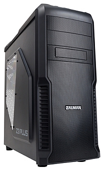 Корпус Zalman Z3 PLUS (Miditower, 200x470x450mm 3*USB, без БП, ATX) Black