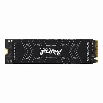 Накопитель SSD M.2 1Tb Kingston Fury Renegade (PCI-E 4.0 x4, 7300/6000 Мбайт/сек, с радиатором)