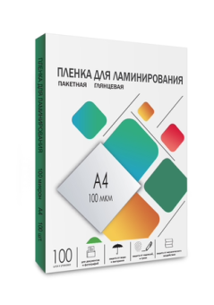 Плёнка для ламинирования Heleos (A4, 100мкм, 100шт)