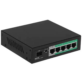 Коммутатор .5 port NETIS P106GC 1000 Мбит/сек 4*PoE 1*SFP