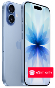 Смартфон Apple iPhone 17 256Gb Mist Blue eSim (голубой) (без RuStore)