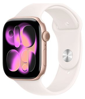 Смарт-часы Apple Watch Series 11 46mm Aluminum Band Rose Gold (розовое золото)