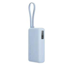 Внешний аккумулятор 10000 mAh_ Xiaomi Power Bank 67W USB-A, USB-C Ice Blue (Integrated Cable)