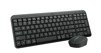 Комплект беспроводной (клавиатура+мышь) Logitech MK250 Wireless Combo графитовый