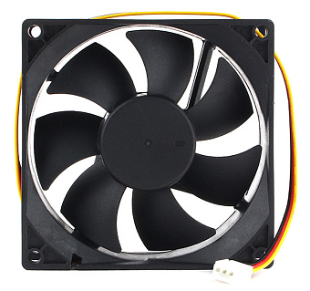 Вентилятор для корпуса 92mm Gembird FANCASE (3 pin, 92x92x25мм, гидродинамический, провод 30 см)