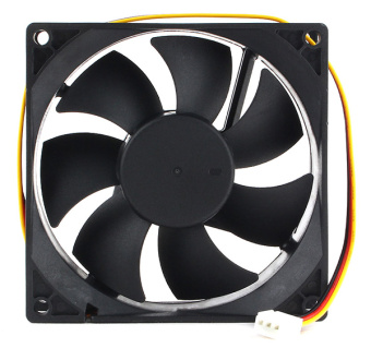 Вентилятор для корпуса 92mm Gembird FANCASE (3 pin, 92x92x25мм, гидродинамический, провод 30 см)