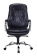 Кресло Бюрократ T-9950/BLACK-PU (эко.кожа. кожа, мех. качания, крест. металл хром) Черный