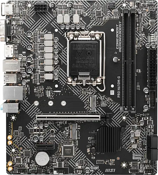 Материнская плата Socket-1700 MSI PRO H610M-G DDR5 (H610) 2xDDR5 VGA HDMI DP mATX