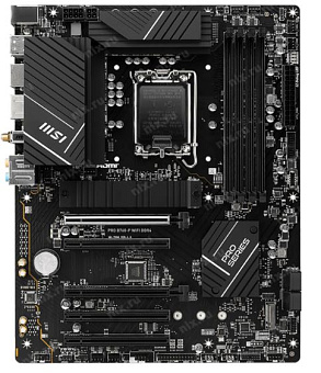 Материнская плата Socket-1700 MSI PRO B760-P WIFI DDR4 (B760) 4xDDR4 HDMI DP ATX
