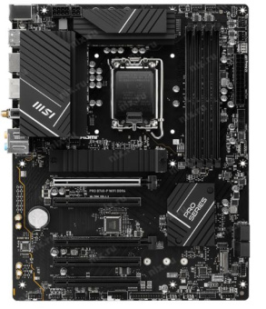Материнская плата Socket-1700 MSI PRO B760-P WIFI DDR4 (B760) 4xDDR4 HDMI DP ATX