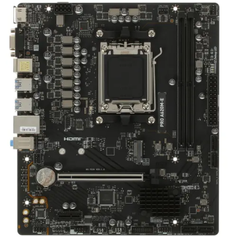 Материнская плата Socket AM5 MSI PRO A620M-E (A620) 2*DDR5 HDMI VGA mATX