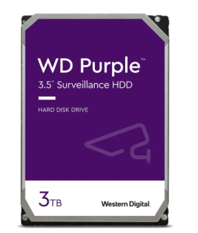 Жесткий диск SATA .3Tb WD Purple 5400rpm 256Mb SATA-3