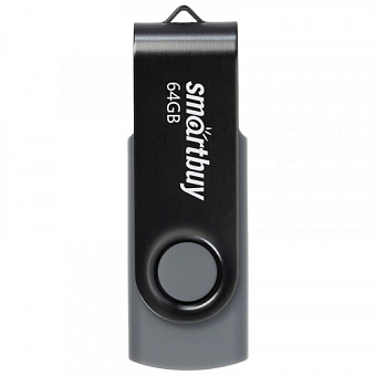 Флешка .64Gb SmartBuy Twist USB2.0 черный