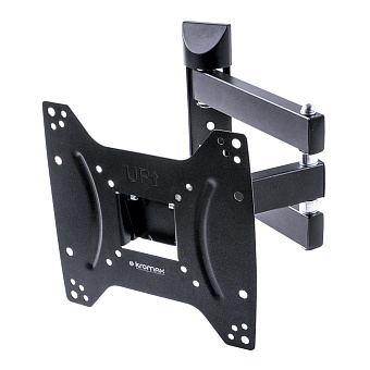 Крепление для телевизора Kromax DIX-22 (15"-48" макс.35кг настенный поворотно-выдвижной и наклон) Black