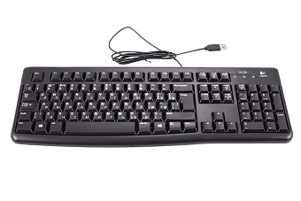 Клавиатура проводная Logitech K120 USB Black