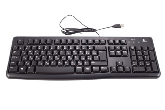 Клавиатура проводная Logitech K120 USB Black