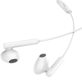 Наушники проводные HOCO M64 (микрофон, вставные) белый