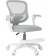 Кресло Бюрократ BUROKIDS 3 (ткань/сетка, эргономичная спинка, подножка, до 120 кг) Бело-серый