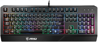 Клавиатура проводная MSI Vigor GK20 RGB Led черный